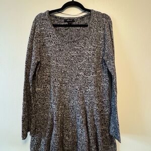 Gray Knit Women's Dress